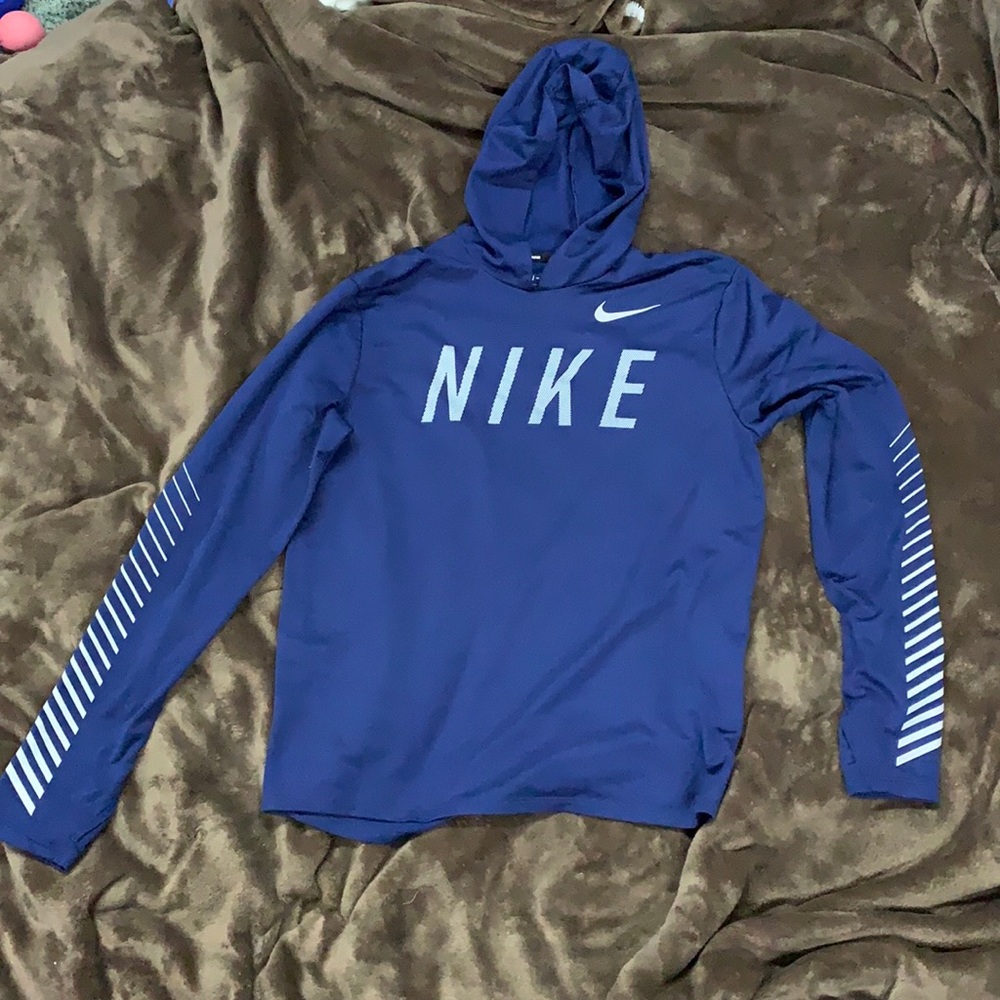 Nike Running hooded long sleeve shirt